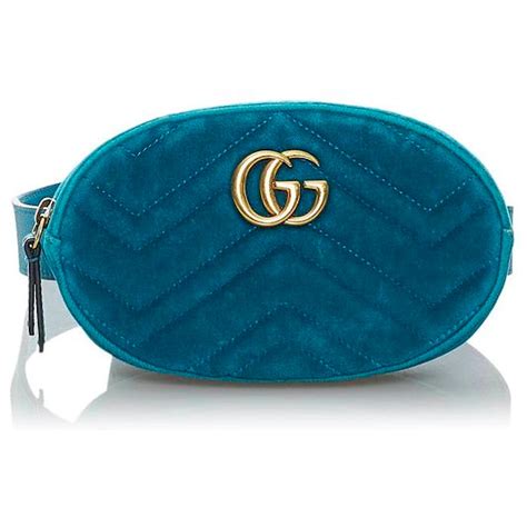 gucci gg marmont velvet belt bag